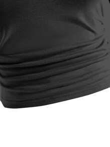 SHEIN Sparklyn Bộ quần túi hộp và áo phông in chữ thường ngày mùa hè cho bé gái tuổi mới lớn - Nhiều màu - Xem 3