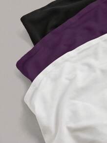 Calvaya 大码女士纯色时尚抹胸，适合夏季 - 彩色 - 查看 4