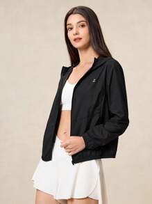 OutZeal Waterproof Sun Protection Lightweight Packable Hiking Jacket For LightRain All Day Windbreaker Drawstring Hem