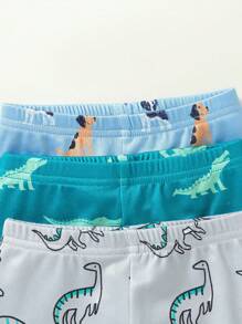 Snug Fit Toddler Boys Dinosaur And Dog Print Long Sleeve Top And Long Pants Pajama Set, Featuring Vibrant Colors And Detailed Designs, Casual And Fun Style Suitable For Young Children,Tight Fit Pajama Baby Sets Boys Toddler Pajama Sets