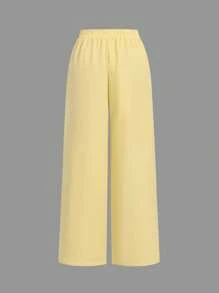 SHEIN EZwear 2条/套 夏季粉彩色条纹宽松休闲裤 - 彩色 - 查看 8