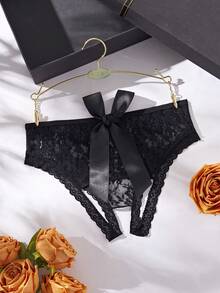 Classic Sexy 女士性感內褲 - 黑色 - 查看 1