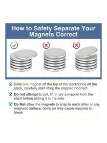 30 szt. silnych magnesów neodymowych, wytrzymałe magnesy małe okrągłe magnesy na lodówkę do biura, tablic suchościeralnych, szafek na tablice suchościeralne, 0,39 X 0,08 cala