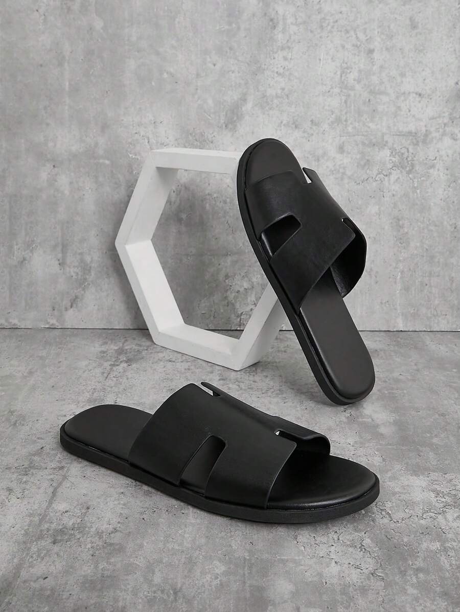 SHUZIA Sandalias deslizantes texturizadas para hombres - Sensación de alta gama, antideslizante, cómodas, zapatos de verano, zapatos de primavera, regalo para el Día de la Madre, Semana Santa
