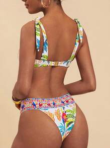 Travachic Women 2pcs Swimwear Set, Adjustable Strap Bikini Top And Triangle Swim Bottoms, Simple & Fashionable For Summer, Push Up Bikini Underwire Bikini, Pastel Beachwear For Women,Backless,Beachwear High Waisted,Beach Outfits For Woman,Sexy,Summer Outfits For Women, For Beach Vacation For Summer Beach Vacation,Boho,Vacation,LINEN,Crochet