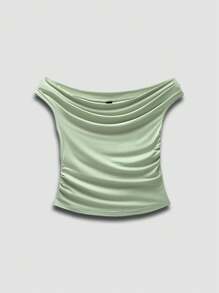 SHEIN Sweetro Sexy Off-Shoulder Top Set, Fashionable For Summer - Multicolor - View 4