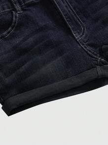 ROMWE Avant 女士Y2K星形低腰牛仔短裤