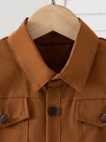 男童休闲连体裤，前拉链，宽松韩版简约时尚街头装，夏季