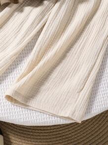 SHEIN Genkimix Kids 2pcs/Set Young Girl Solid Color Camisole Top And Pants - Multicolor - View 6