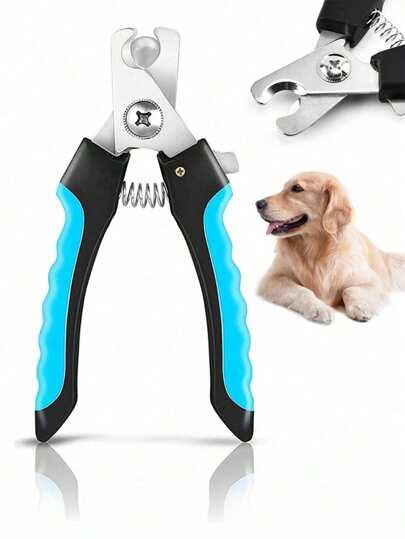 Professional Pet Nail Clippers For Small Dogs Cats Guard Trimmer With Quick Sharp Stainless Steel Blade Non Slip Grip Ergonomic Handle Painless Pet Grooming Kit
