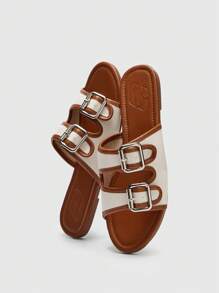 CUCCOO BIZCHIC Women's Fashion Casual Simple Flat Sandals