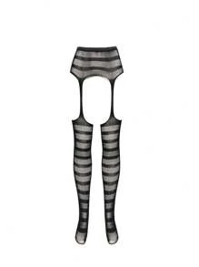 SHEIN Women's Lingerie Fishnet Stockings, Suitable For Pairing With Mini Skirts