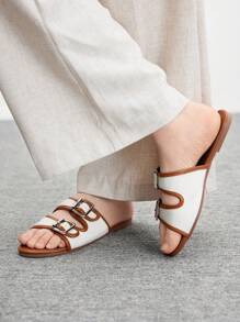 CUCCOO BIZCHIC Women's Fashion Casual Simple Flat Sandals