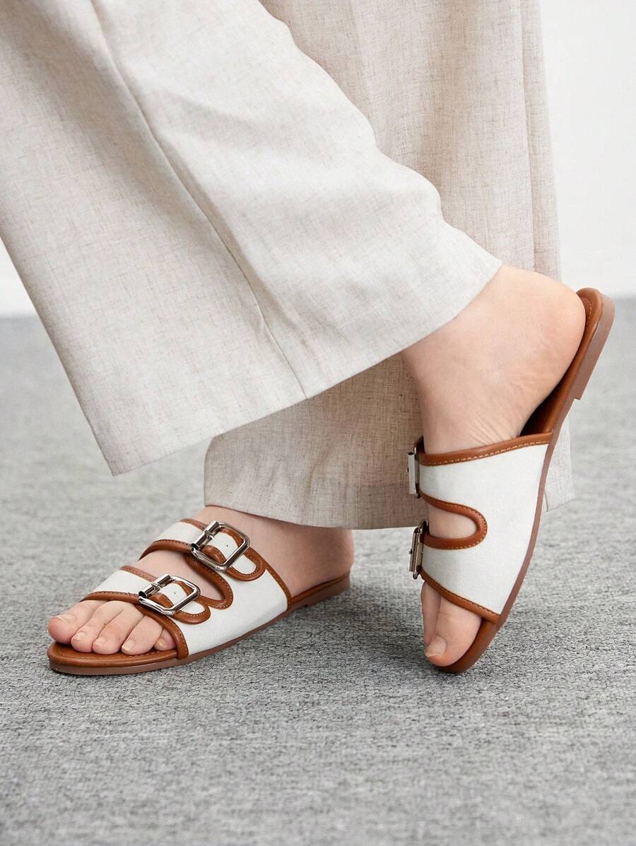 CUCCOO BIZCHIC Women's Fashion Casual Simple Flat Sandals