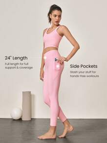 GLOWMODE FeatherFit™ Cropped Active Tank & High-Rise Leggings Set