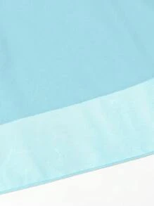 Celure Gonna a-line in chiffon di tinta unita per donne in taglie forti