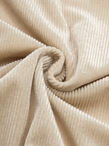 Manfinity Homme Plus Size Men's Solid Color Round Neck Short Sleeve T-Shirt, Fashionable For Summer - Apricot - View 7