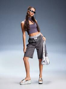 Cuccoo CUCCOO GRLICON Women's Platform Wedge Sandals, Y2K Style, Punk Rock, Biker, Cool Girl, Suitable For Halloween, Christmas, Party