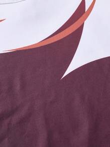 SHEIN Young Girl' Comfortable Contrast Color Long Sleeve Jumpsuit, Dance & Sports Activewear, Spring Autumn Performance