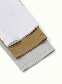 3-Pack Adjustable Waist Stretch Slim Fit Jeans, All-Match Casual Versatile Daily Wear For Big Kids - Multicolor - View 6