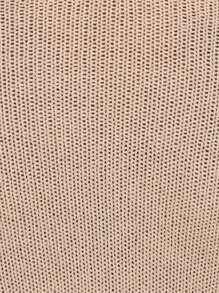 MUSERA Plus Size Slash Neck Ribbed Long Flare Sleeve Maxi Dress Outfit For Holiday, Elegant - Cream - View 6