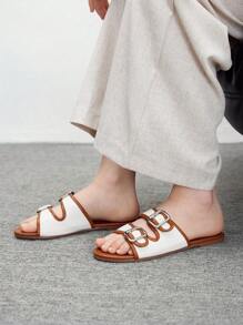 CUCCOO BIZCHIC Women's Fashion Casual Simple Flat Sandals