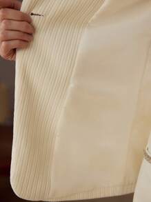 MOTF PREMIUM STRUCTURED SINGLE BUTTON BLAZER - Apricot - View 4