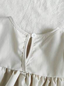 Vintaside Kids 2 件年轻女孩休闲复古乡村风格刺绣花卉短袖上衣和短裤套装，适合夏季和户外度假