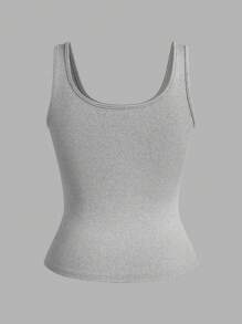 Slaydiva Multipack Black + White Casual And Versatile CA Scalloped Top, Deep U-Neck And Racerback Basic Women's Tank Top