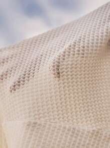 SHEIN BAE Vestido largo tipo túnica de mujer para verano, resort, boda, estilo bohemio, hombros descubiertos, de lino, con decoración hueca de metal, vestido para invitados de boda, ropa bohemia de mujer, atuendo para brunch y conciertos