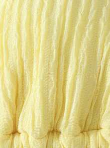 Swim Mod 女士沙滩夏季泳衣套装 - 黃色 - 查看 6