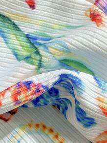 SHEIN Swim Swim 3Pcs Set Summer Beach Vacation Outfits Woman Bikini Sets - Multicolor - View 6