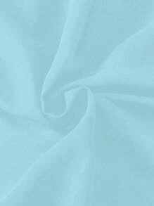 Celure Gonna a-line in chiffon di tinta unita per donne in taglie forti