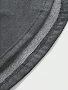 EGENSIO Men's Casual Solid Color Drawstring Hoodie Top