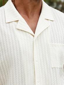 ResortEase Plus Size Men's Summer Vacation Plain Color Front Button Pocket Short Sleeve Shirt Vacation, It Is Great For Couples And Makes An Excellent Gift Idea For Boyfriends Or Husbands.