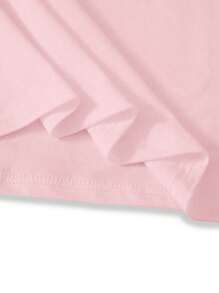 INAWLY Plus Size Summer Casual Letter Print Short Sleeve T-Shirt