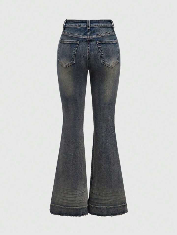 Our Grunge Punk Y2K Vintage Faded Color Belt Design Frayed