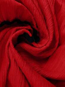 Rafferiza 2pcs Women Elegant Top And Skirt Suit Set - Red - View 7