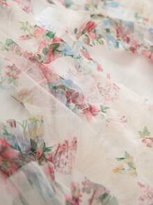 Chiquease Blusa de mujer con estampado floral colorido 3D, surtido de estampados