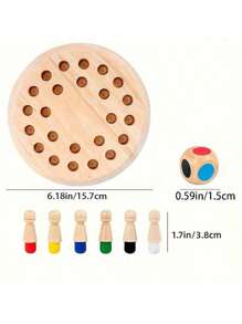 Wooden Memory Match Stick Game: A Logic Game Challenge - The Perfect Combination Of Interaction And Fun! Suitable For Family Gatherings And Parties - Multicolor - View 3