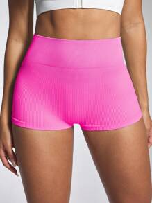 Gameset SHEIN Sport Set de 6 pantalones cortos deportivos para mujer, shorts ultra cortos sexy, tejidos con alta elasticidad y comodidad - Multicolor - Ver 6