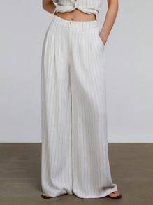 Athîral 女士长裤，无袖，时尚，适合夏季 - 深灰色 - 查看 3