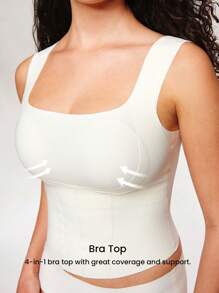 LUVLETTE High-Waist Tummy Control Shapewear Biker Shorts
