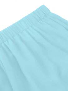 Celure Gonna a-line in chiffon di tinta unita per donne in taglie forti