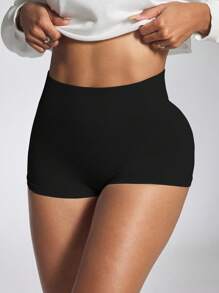Gameset SHEIN Sport Set de 6 pantalones cortos deportivos para mujer, shorts ultra cortos sexy, tejidos con alta elasticidad y comodidad - Multicolor - Ver 5