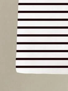 Elladie kids 女婴休闲夏季条纹心形印花盖袖上衣