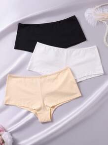 3 件装 女士纯色休闲舒适三角裤