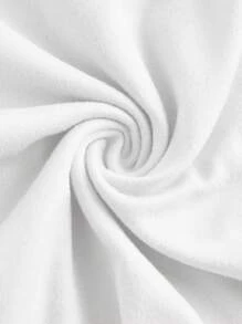 SHEIN BAE 3 件套女士休闲 U 领收褶弹力短袖 T 恤，适合夏季 - 彩色 - 查看 3