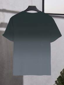 Manfinity LEGND Men's Cute Gradient Cat Print Round Neck T-Shirt - Multicolor - View 2