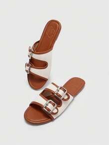 CUCCOO BIZCHIC Women's Fashion Casual Simple Flat Sandals